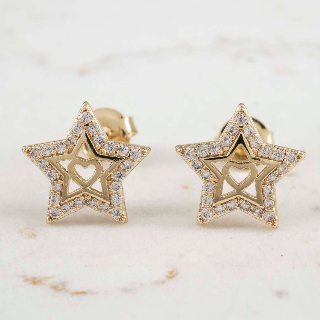 TOPO CORAZÓN ESTRELLA CIRCONES CIRCONES RODEADO TOPO CORAZÓN ESTRELLA CIRCONES CIRCONES RODEADO
