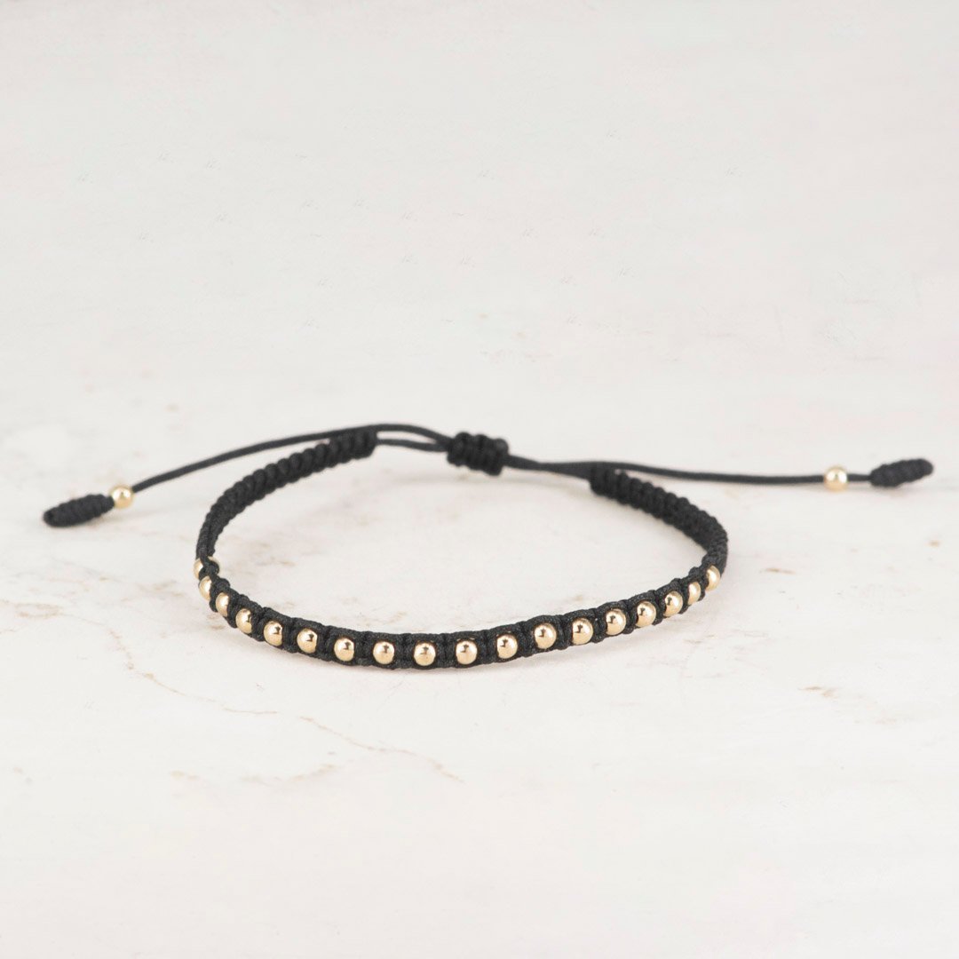 PULSERA TEJIDA 3MM LISO 18B CUBIERTO PULSERA TEJIDA 3MM LISO 18B CUBIERTO