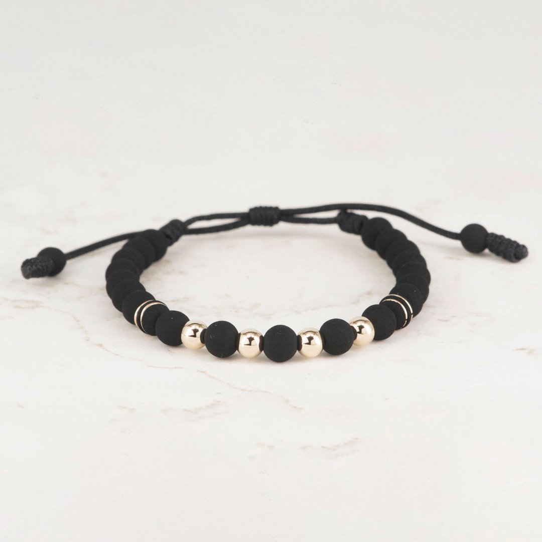 PULSERA TEJIDA NEO 6MM BALÍN 5MM PULSERA TEJIDA NEO 6MM BALÍN 5MM