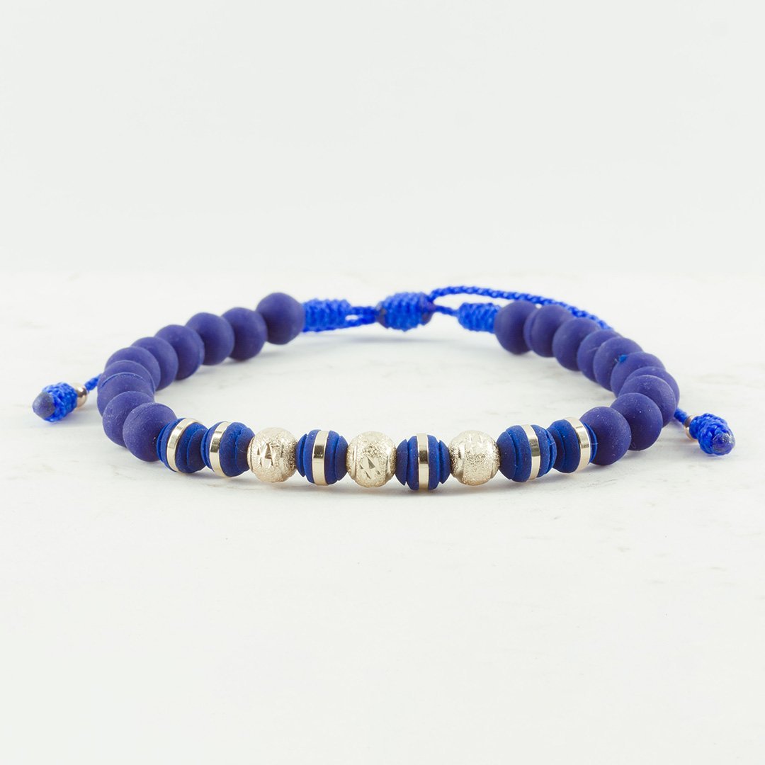 PULSERA DIAMANTADA/ NEOPRENO 6MM AZUL PULSERA DIAMANTADA/ NEOPRENO 6MM AZUL