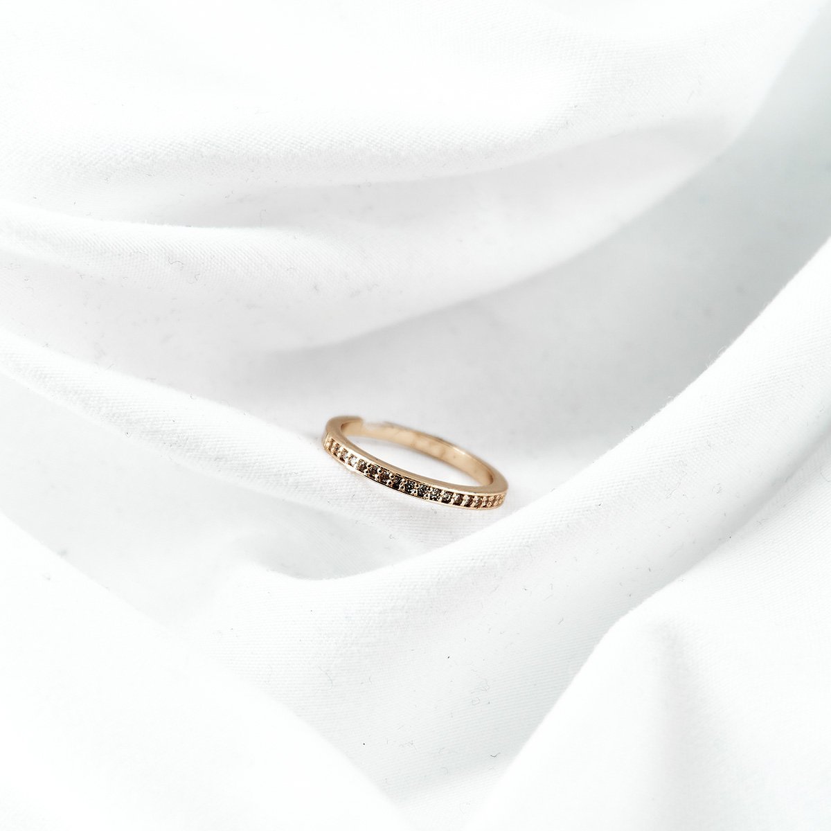 ANILLO MICROCIRCONIAS MINI PUNTOS