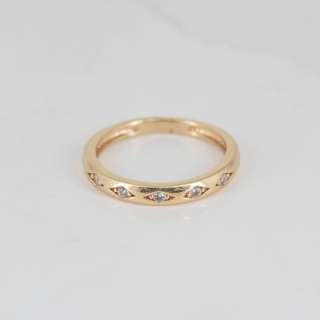 ANILLO CIRCONIAS MINI ROMBOS