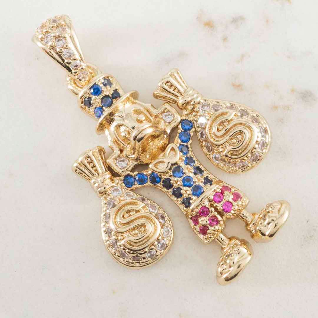 DIJE TIO RICO 22mm x 17mm DIJE TIO RICO 22mm x 17mm